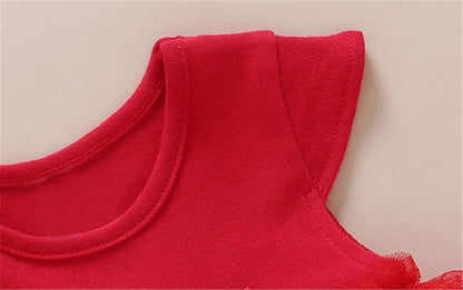 Baby Girls Clothes Dress Flowers Romper Sets Infant Tutu Bodysuit Party Outfits