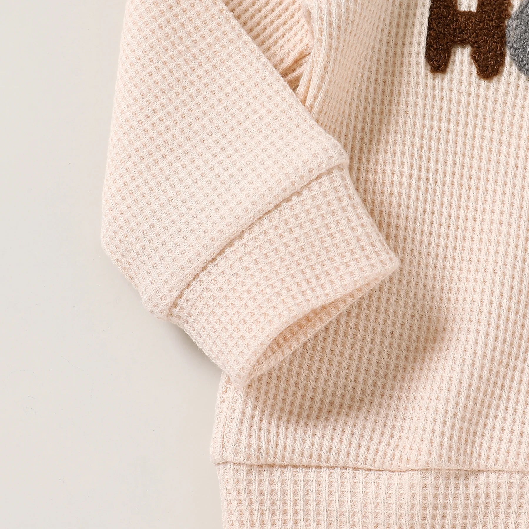 Newborn Baby Boy Girl Fall Winter Clothes Outfits Toddler Long Sleeve Sweatshirt Set,12-18M