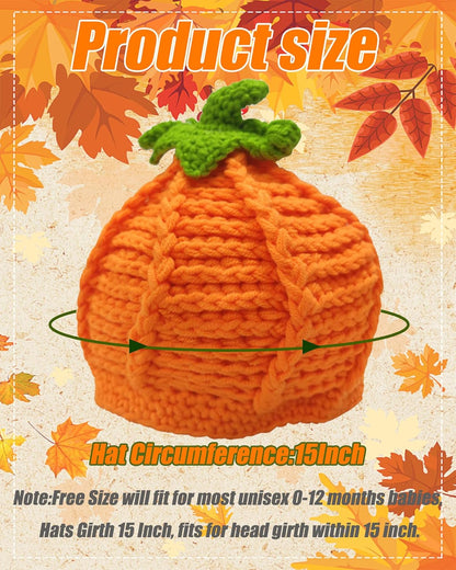 Baby Boys Girls Thanksgiving Christmas Beanie Knitted Cap Hat Halloween Photo Prop