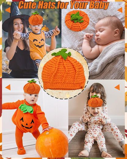 Baby Boys Girls Thanksgiving Christmas Beanie Knitted Cap Hat Halloween Photo Prop